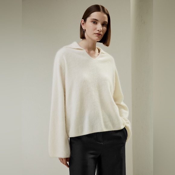 LILYSILK 100% Cashmere Sweater - Picture 6 of 8